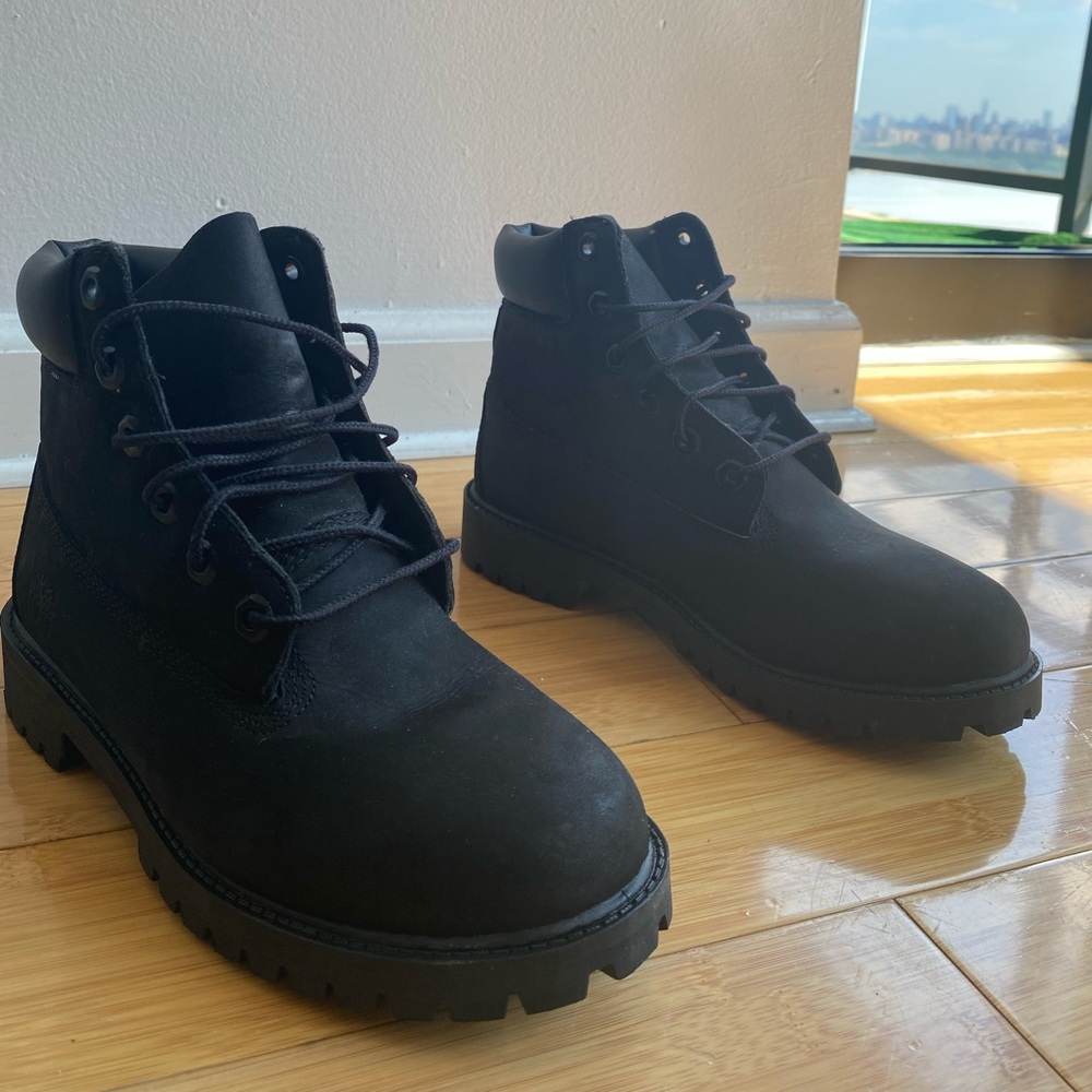 Black construction Timberland boots - Picture 7 of 10